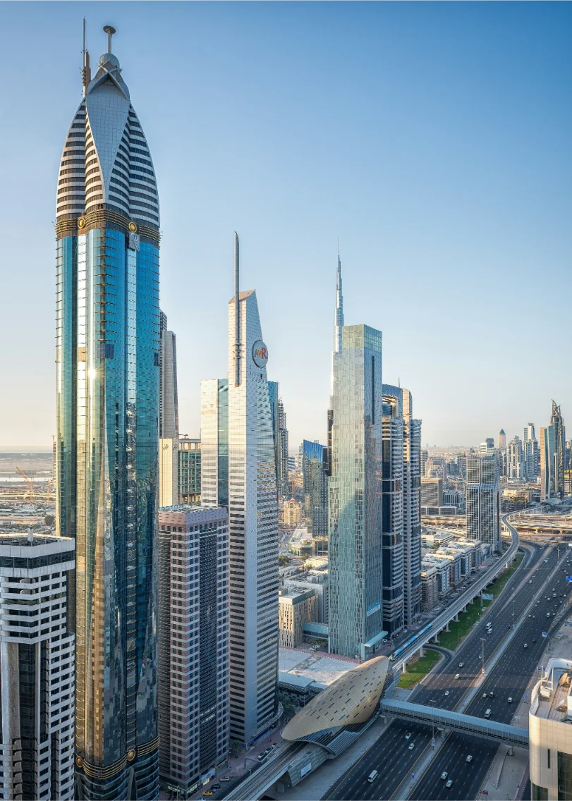 Brikon managed building in Dubai
